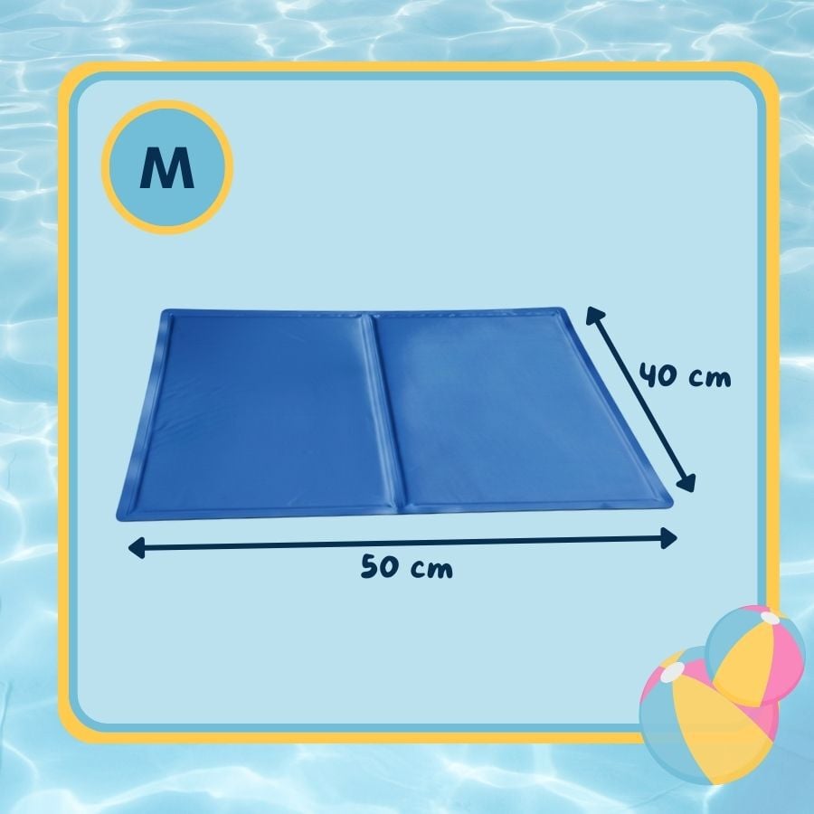 Summer Vibes Manta Refrescante Azul para perros, , large indicador imagen numero 4