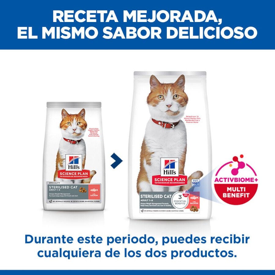 1.5 kg Hill's Science Plan Sterilised Young Adult At&uacute;n pienso para gatos, , large Imagen numero 3
