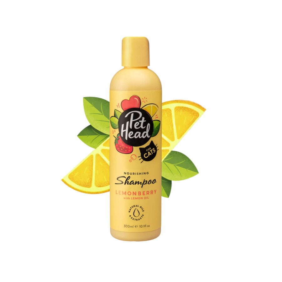Pet Head champ&uacute; nutritivo de fresa/lim&oacute;n para gatos, , large indicador imagen numero 1