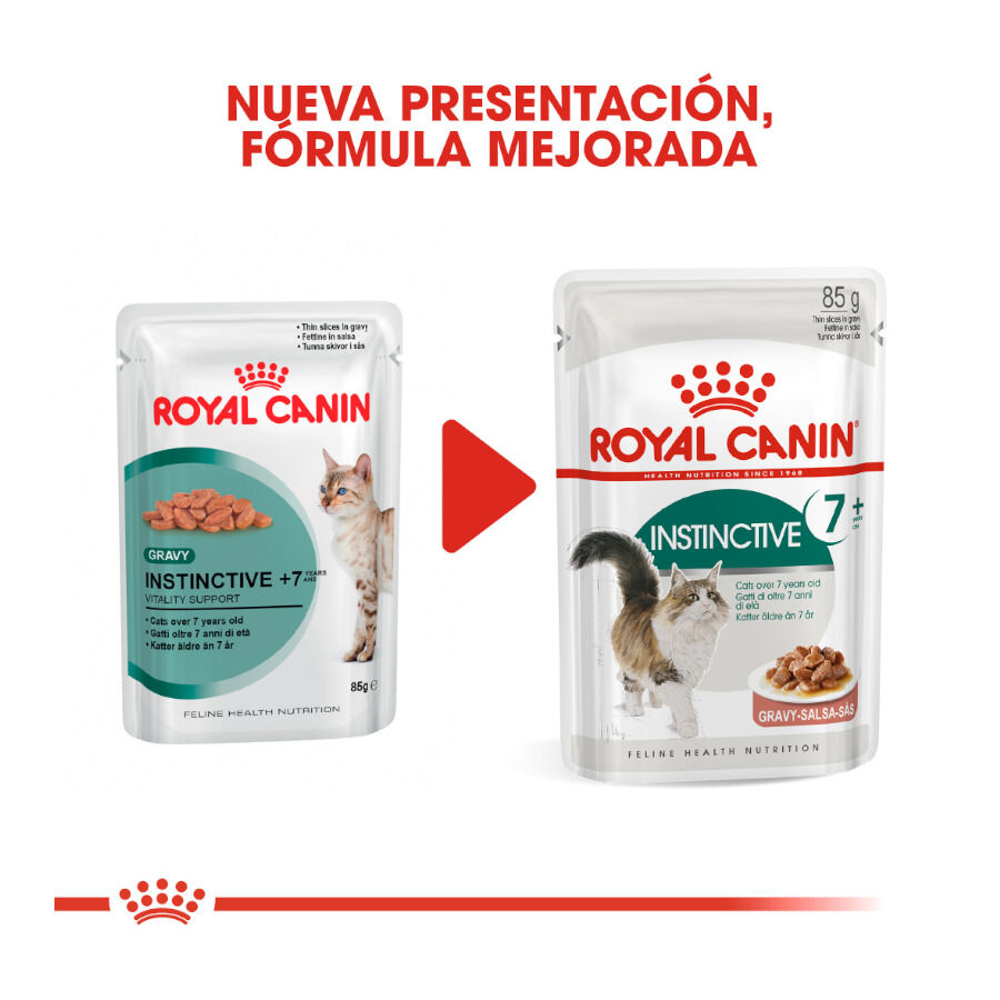 85 g Royal Canin Senior 7+ Instinctive sobres para gatos, , large indicador imagen numero 3