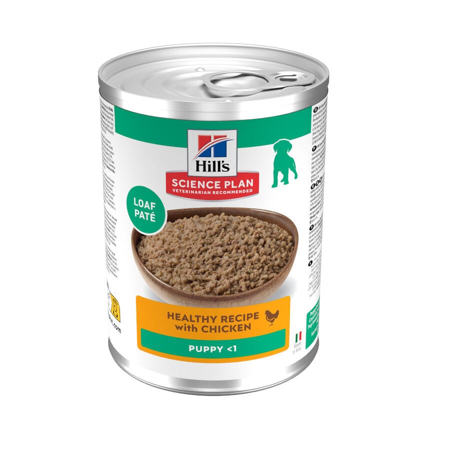 370 g Hill's Science Plan Puppy pollo lata para perros, , large indicador imagen numero 1
