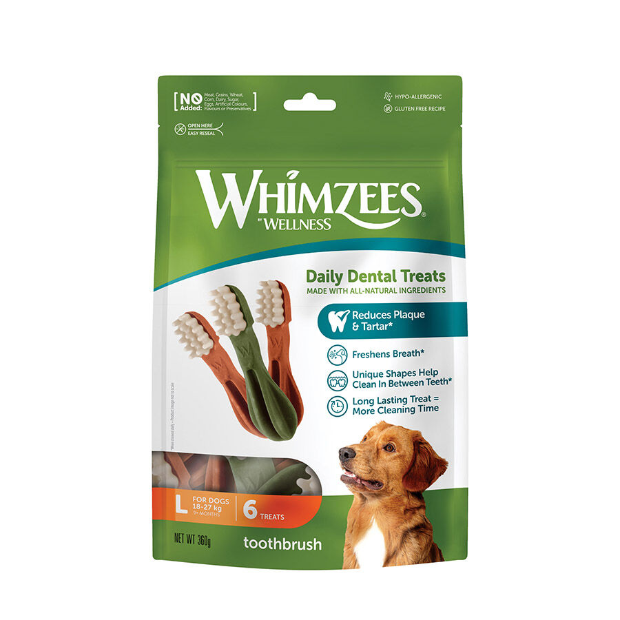 6 barritas Whimzees Snacks Dentales para perros de razas grandes, , large indicador imagen numero 1