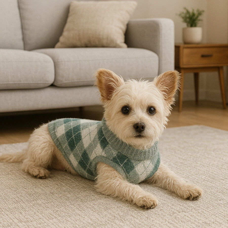 Outech Jersey con Rombos Verdes para perros, , large Imagen numero 1