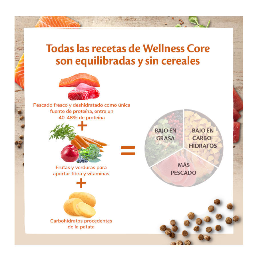 4 kg Wellness Core Adult Sterilised Ocean Salm&oacute;n pienso para gatos, , large indicador imagen numero 4