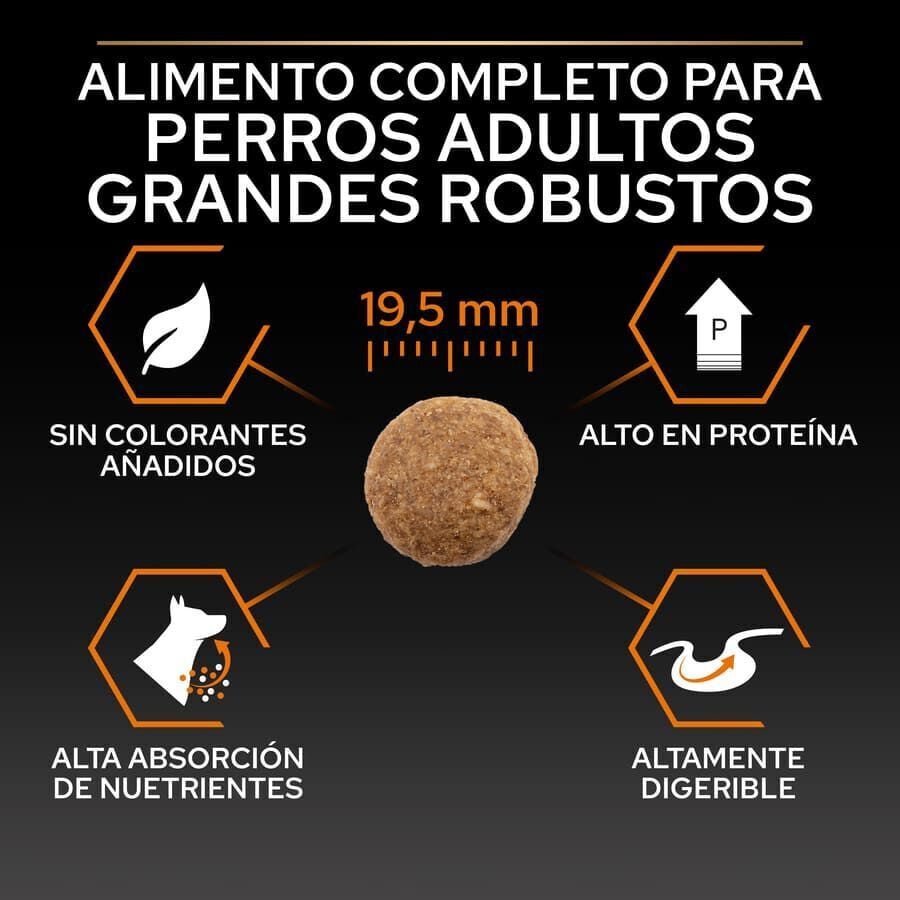 16.5 kg (14 + 2.5 kg &iexcl;gratis!) Pro Plan Large Robust Adult pienso para perros, , large Imagen numero 6