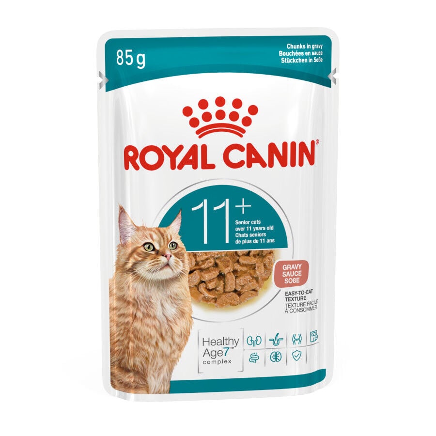 Royal Canin Ageing 11+ sobre en salsa para gatos senior