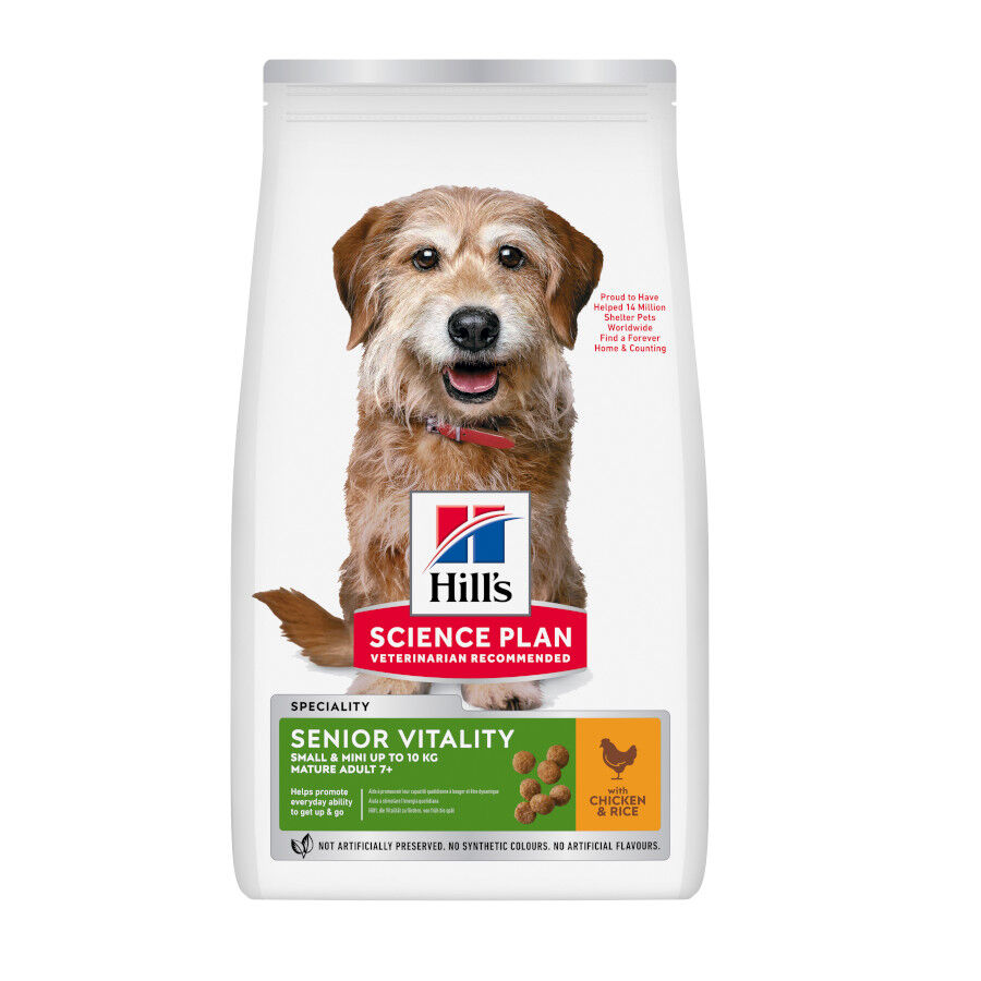Hill's Science Plan Youthful Vitality Adult +7 Small y Mini Pollo pienso para perros