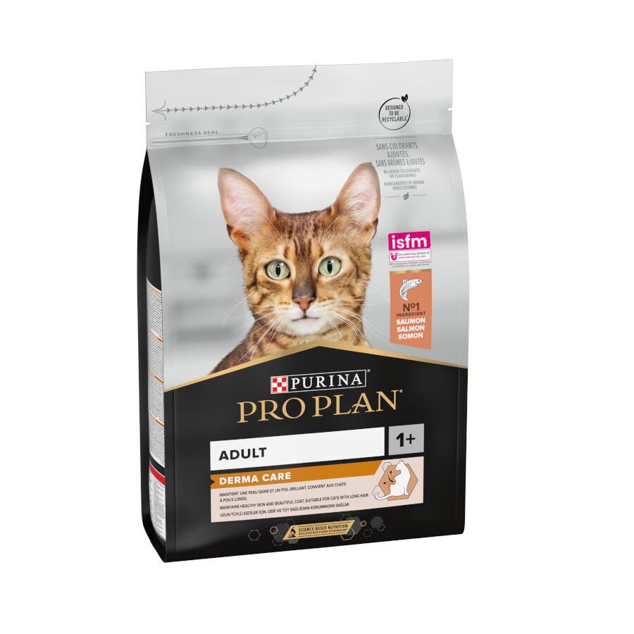 Purina Pro Plan Derma Plus salm&oacute;n pienso gatos indicador imagen numero 1
