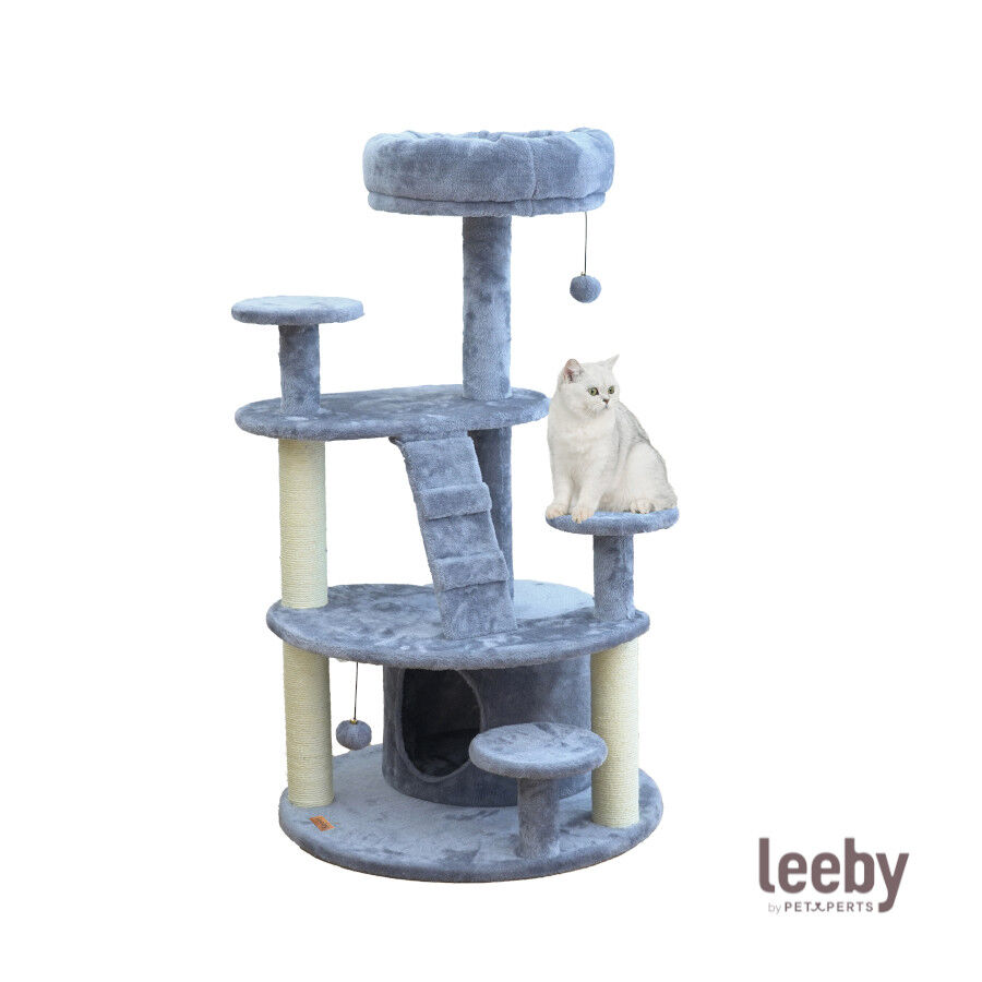 Leeby Esperanza torre rascador multiplataforma con cama nido y juguete para gatos, , large Imagen numero 2