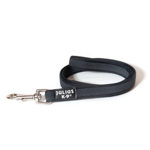 Julius K9 Correa para perro engomada con asa negra Imagen numero 1