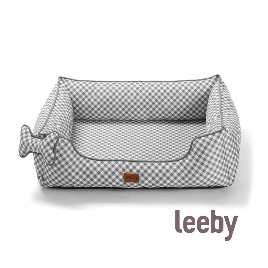 Leeby cama viscoel&aacute;stica vichy para perros, , large Imagen numero 2