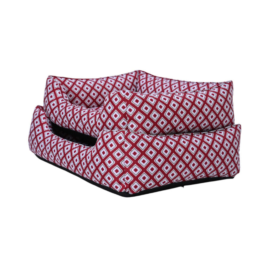 Leeby cama impermeable roja para perros, , large indicador imagen numero 9