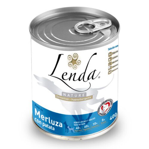Lenda Nature merluza y patata comida h&uacute;meda para perros