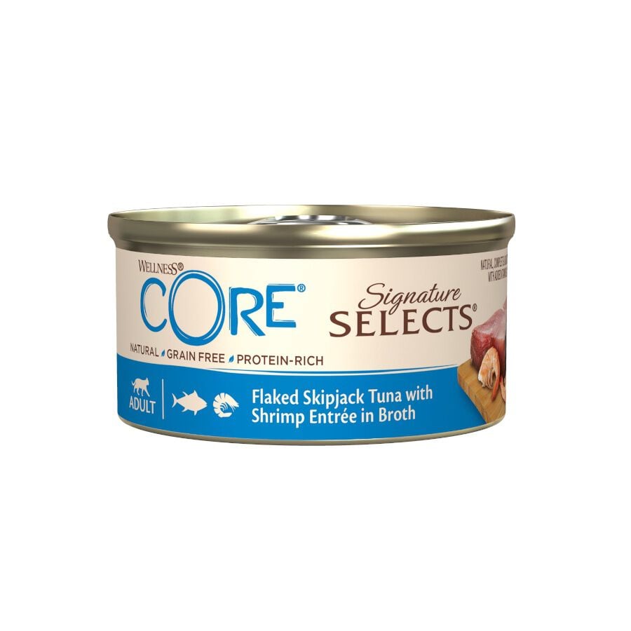 Wellness Core Flaked at&uacute;n lata para gatos