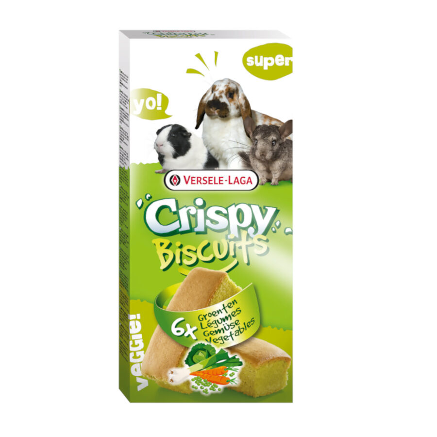 Versele Laga Crispy Bizcochos con Verduras para peque&ntilde;os mam&iacute;feros