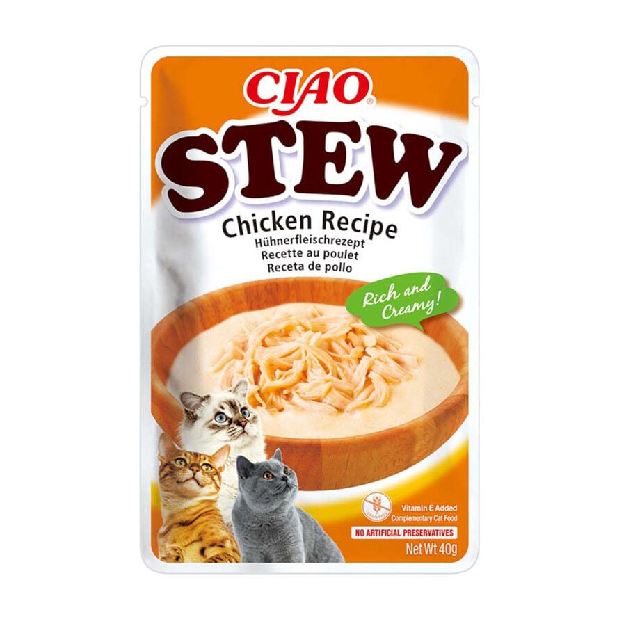40 g Churu Stew Estofado de Pollo sobre para gatos, , large Imagen numero 1