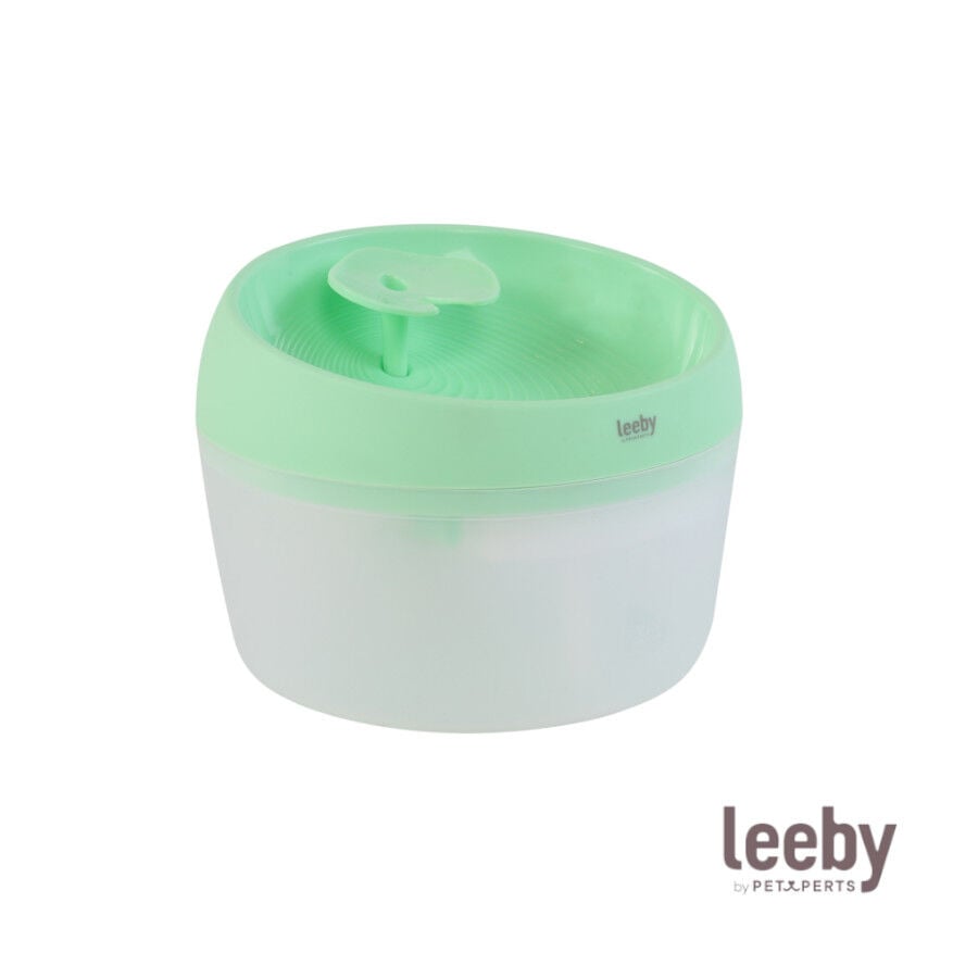 Leeby Fuente de Agua Verde para perros y gatos, , large indicador imagen numero 2