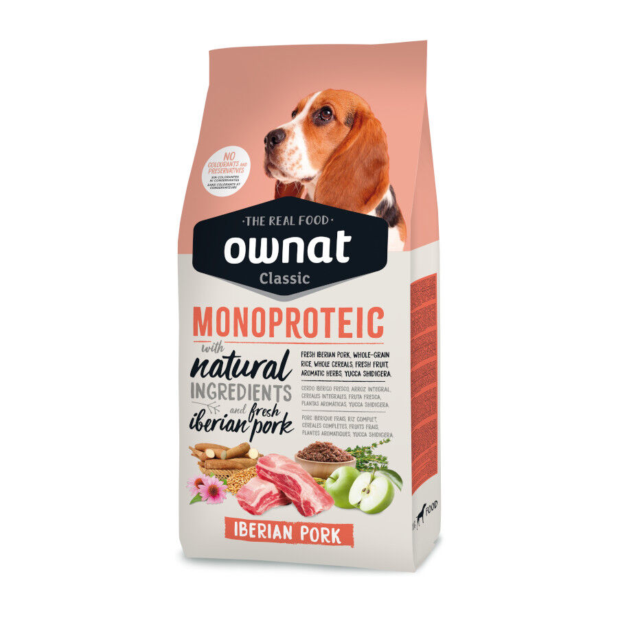 Ownat Classic Monoproteico Pienso Cerdo Ib&eacute;rico para perros, , large Imagen numero 1