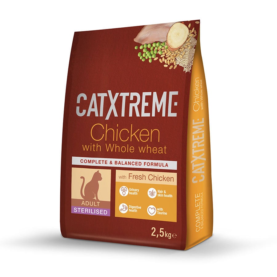 2.5 kg Pienso Catxtreme Pavo y Pollo + 20L Arena Aglomerante Nova Clean para gatos  &iexcl;Pack Ahorro!, , large indicador imagen numero 2