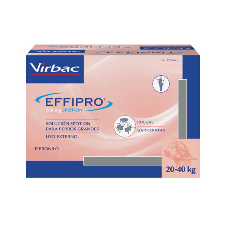Virbac Effipro pipetas antipar&aacute;sitos perros 20-40 kg, , large Imagen numero 1