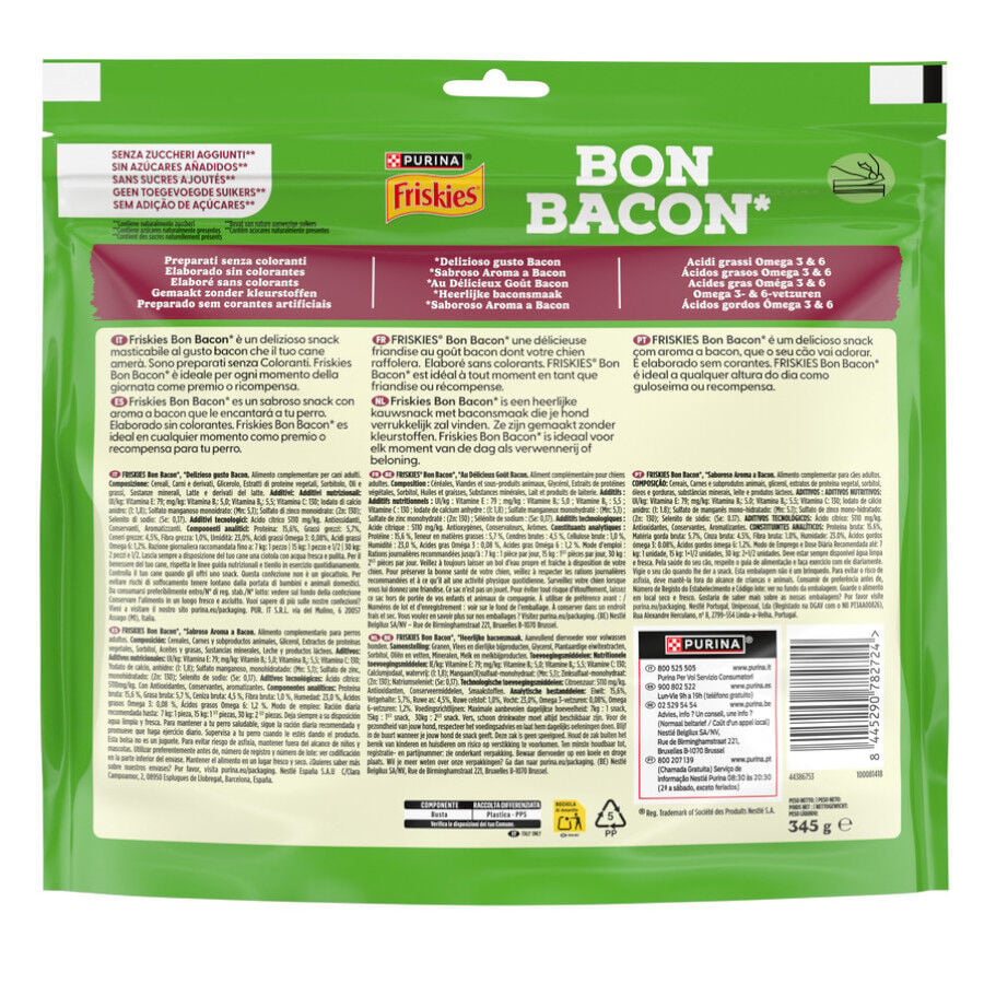 345 g Friskies Bon Bacon para perros, , large indicador imagen numero 4