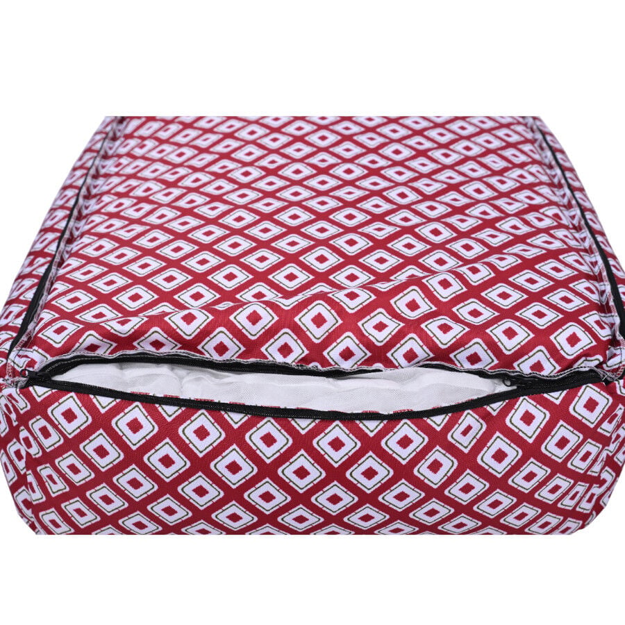 Leeby cama impermeable roja para perros, , large indicador imagen numero 7