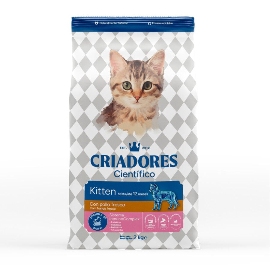2 kg Criadores Cient&iacute;fico Kitten pollo pienso para gatos&nbsp;, , large Imagen numero 1