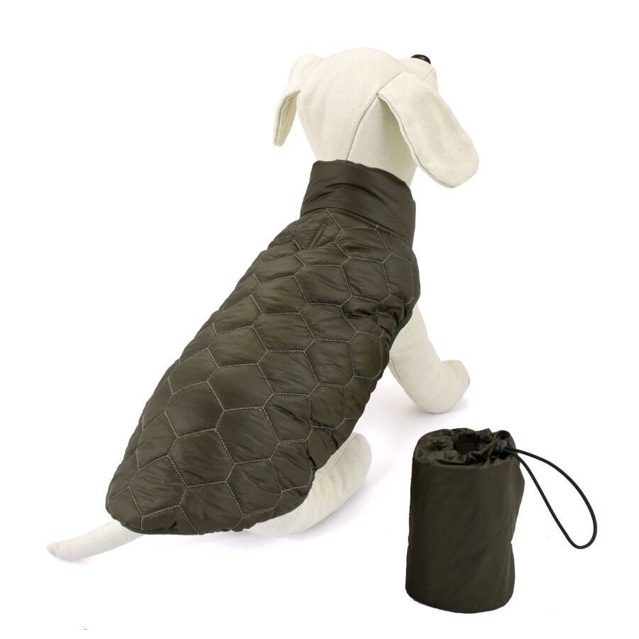 Outech Abrigo Verde de Plumas para perros, , large indicador imagen numero 2