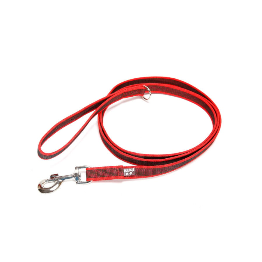 Julius K9 Correa de Adiestramiento Engomada Roja para perros, , large indicador imagen numero 1