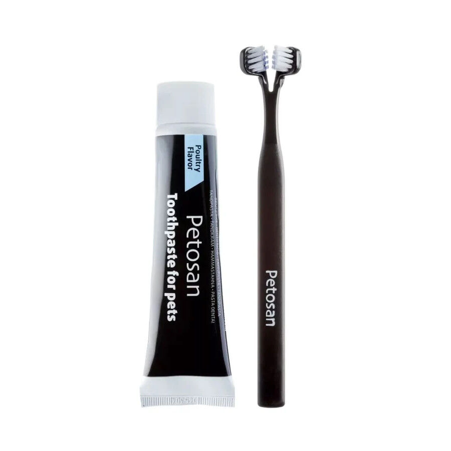 Petosan Kit de Limpieza Dental para perros medianos