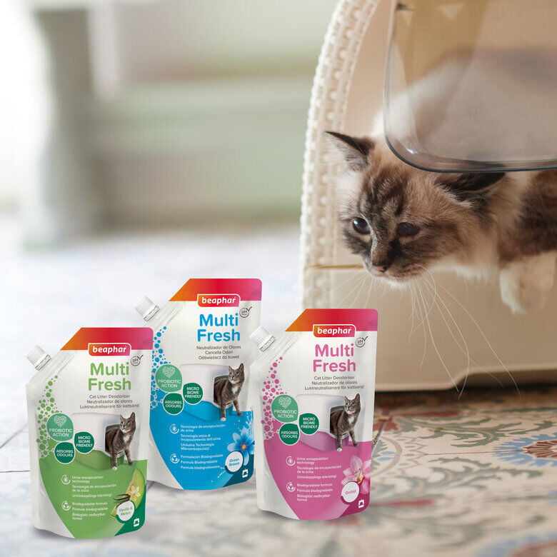 Beaphar Multi Fresh Vainilla y Mel&oacute;n Neutralizador de olores para gatos, , large indicador imagen numero 4
