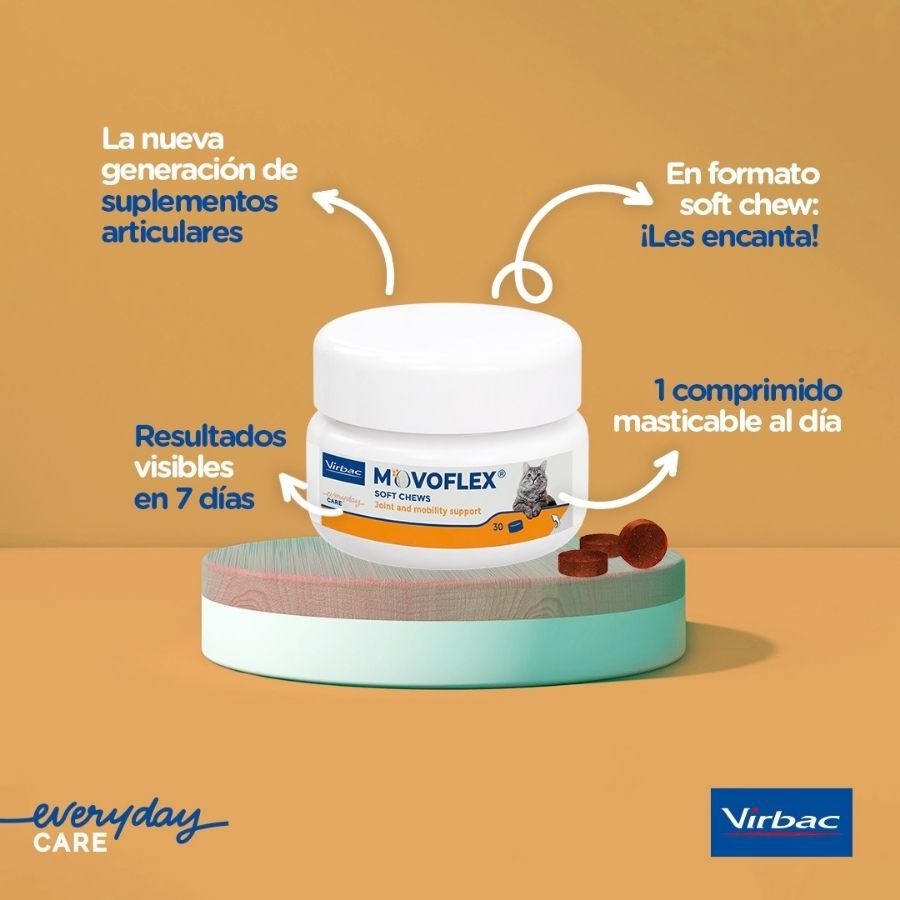 30 uds. Virbac Movoflex Soft Chews Suplemento para gatos, , large indicador imagen numero 2