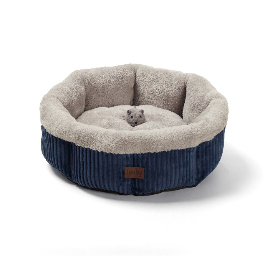Leeby cuna redonda suave gris para gatos, , large Imagen numero 1