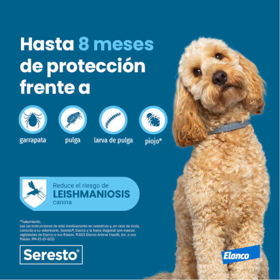 2 collares x 38 cm Seresto Collar Antiparasitario para perros - Pack, , large indicador imagen numero 4