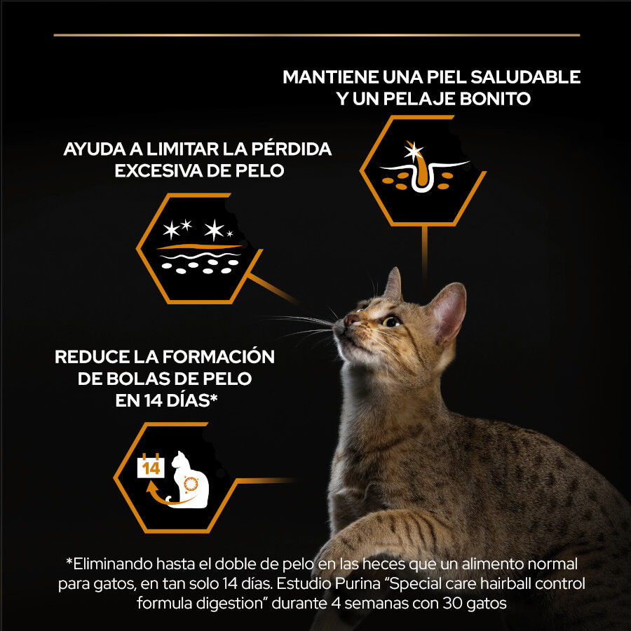 3 kg Pro Plan Adult OptiDerma Salm&oacute;n pienso para gatos, , large Imagen numero 3