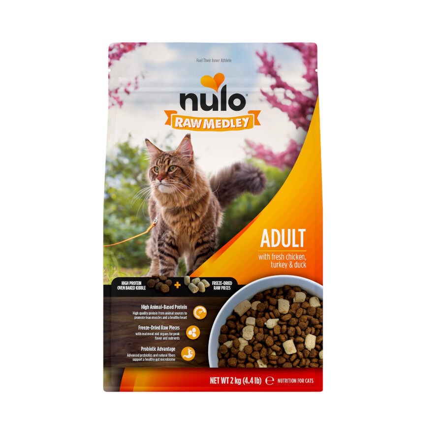 Nulo Raw Medley Pollo, Pavo y Pato pienso para gatos