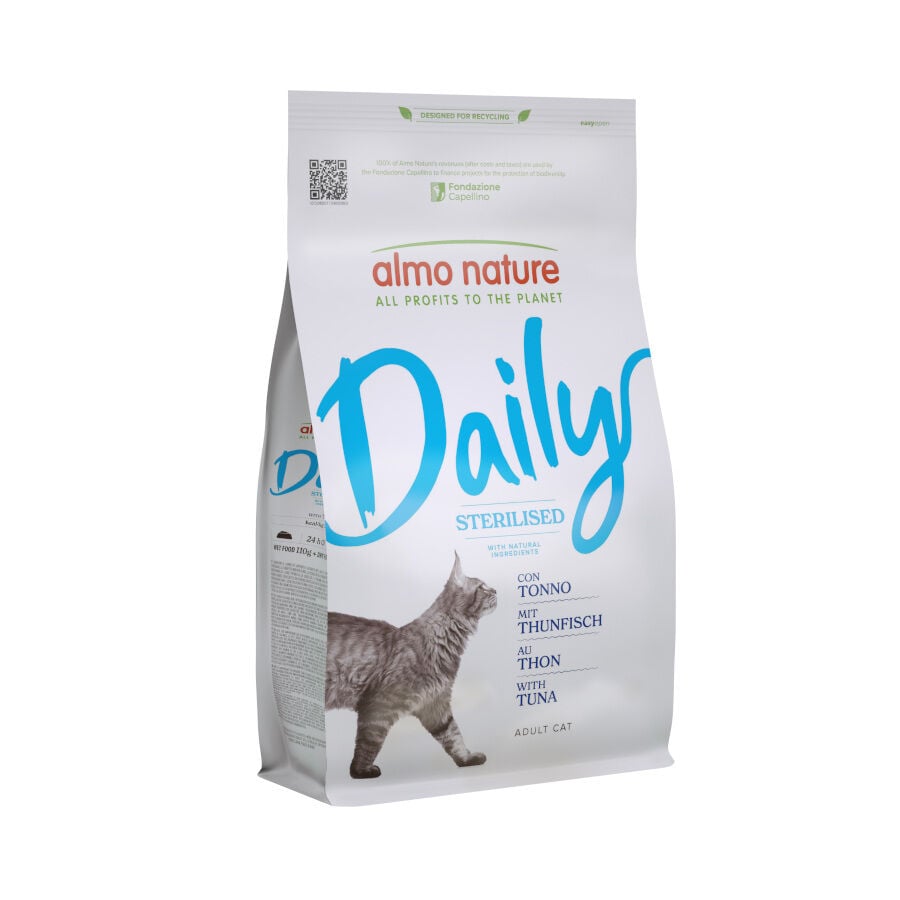 Almo Nature Daily Sterilised At&uacute;n pienso para gatos