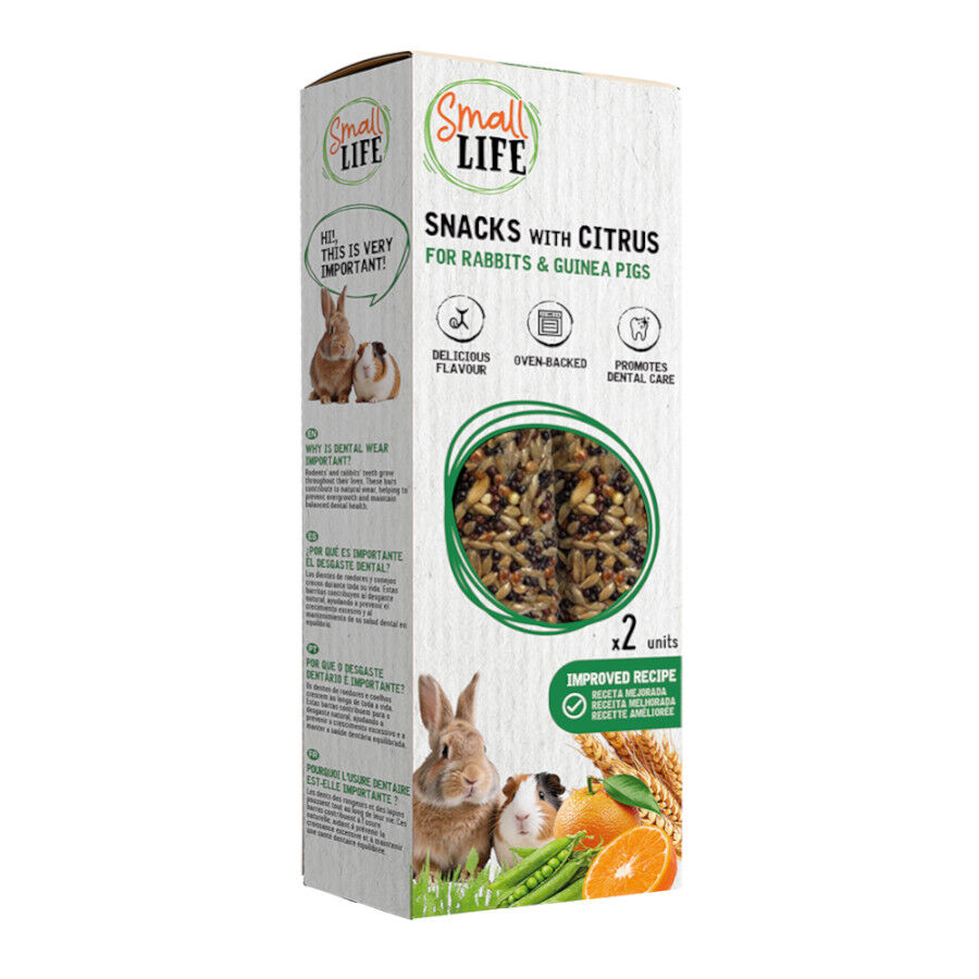2 barritas Small Life Barritas Snack con C&iacute;tricos para conejos y cobayas, , large indicador imagen numero 1