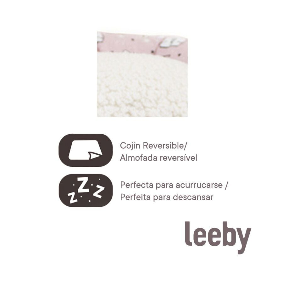 Leeby Cama Cueva Estampado de Erizos para gatos, , large indicador imagen numero 5