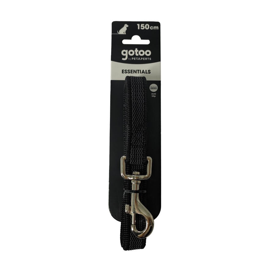 Gotoo Correa Antideslizante Negra para perros, , large Imagen numero 5