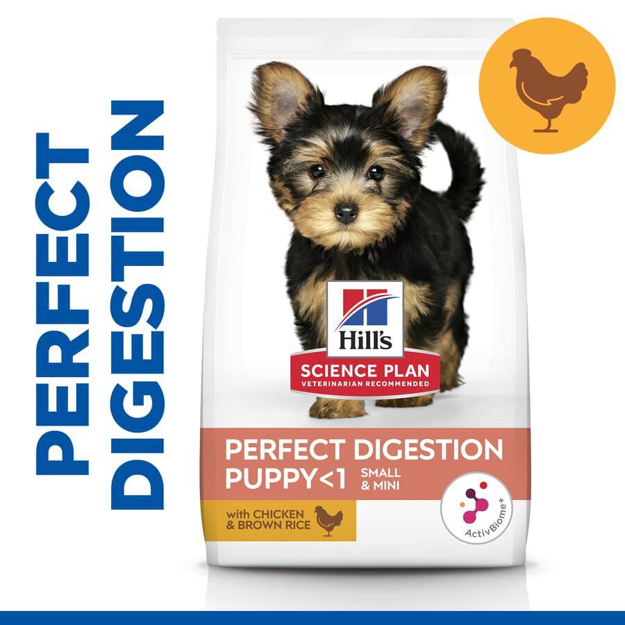 1.5 kg Hill's Science Plan Perfect Digestion Puppy Small y Mini Pollo y Arroz pienso para perros, , large indicador imagen numero 2