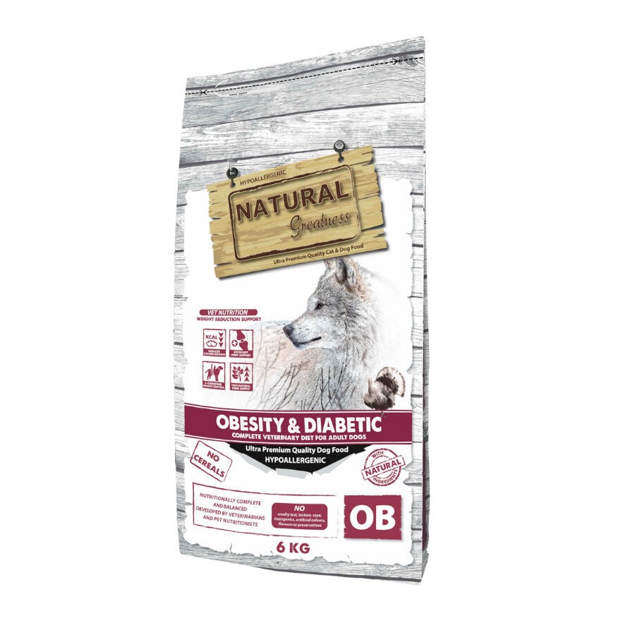 Natural Greatness Obesity & Diabetic Pavo Pienso Hipoalerg&eacute;nico para perros, , large indicador imagen numero 1