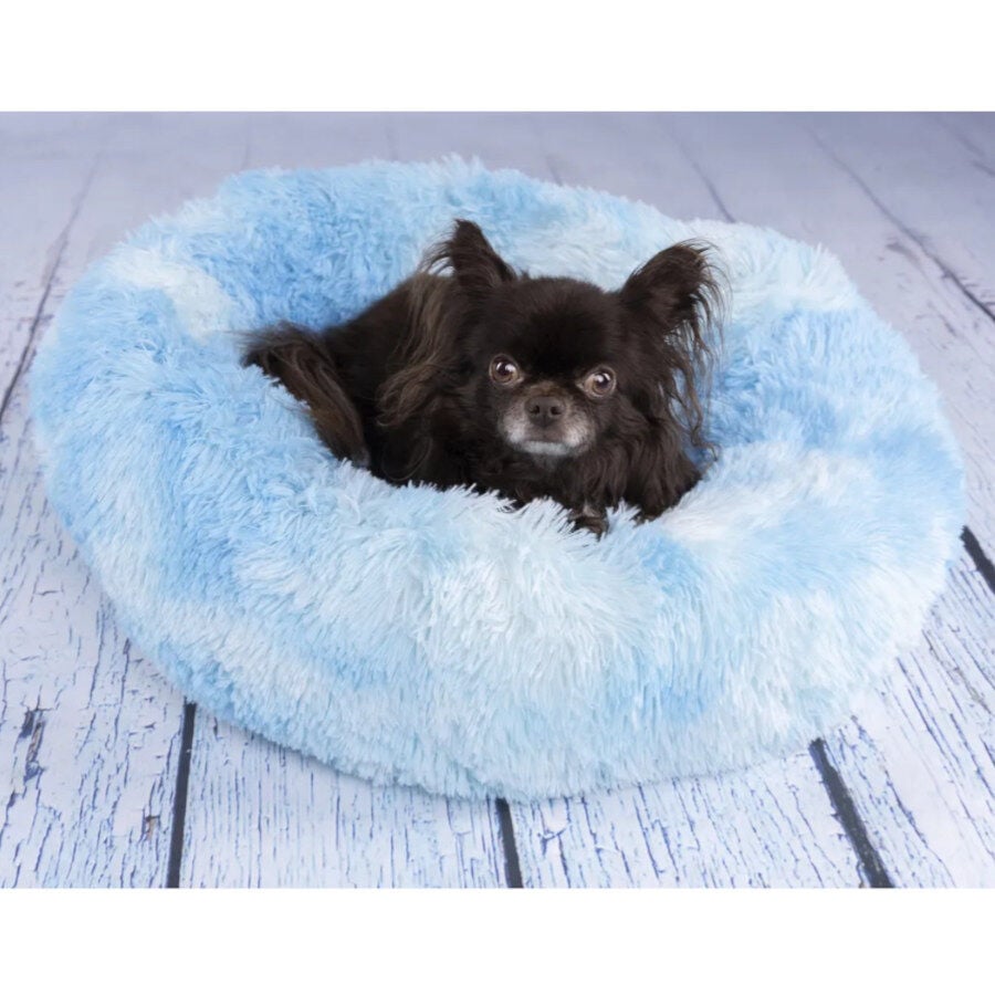 Flamingo Demi Redondo Azul cama para perros y gatos, , large Imagen numero 3