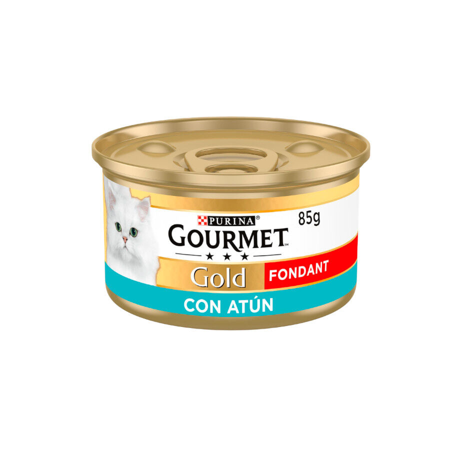 85 g Gourmet Gold Fondant con At&uacute;n en pat&eacute; lata para gatos, , large indicador imagen numero 1