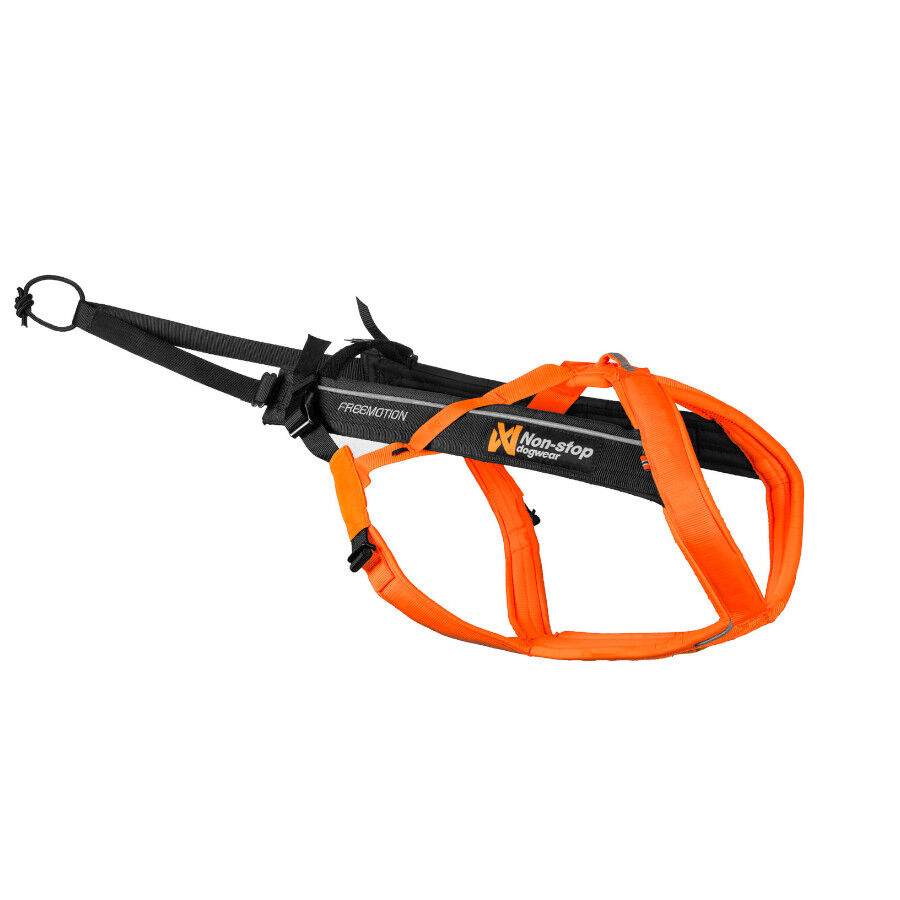 Non-stop dogwear Freemotion Arn&eacute;s Negro y Naranja para perros