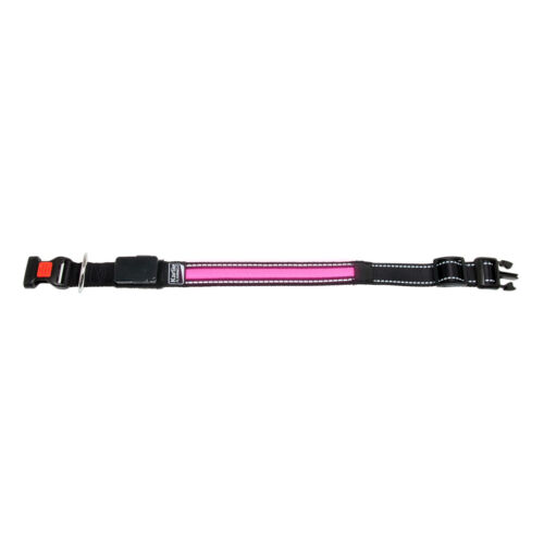 Flamingo collar para perros con banda LED rosa Imagen numero 1