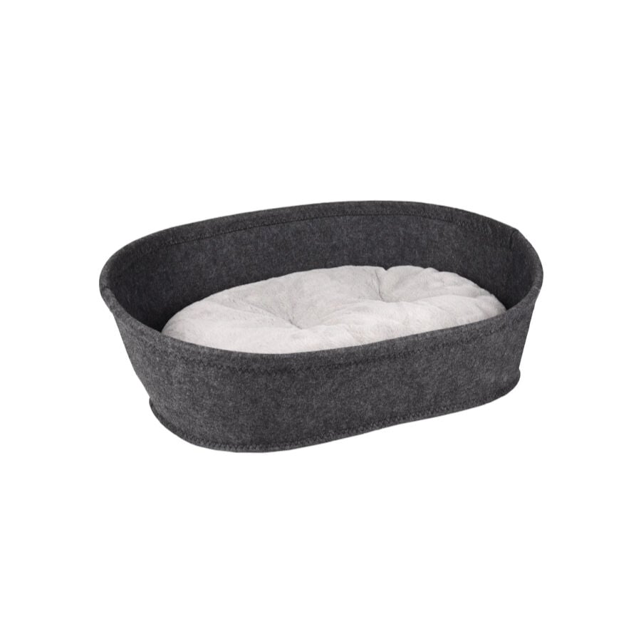 Flamingo Xepp Ovalado Gris Oscuro cama cuna para perros, , large indicador imagen numero 1