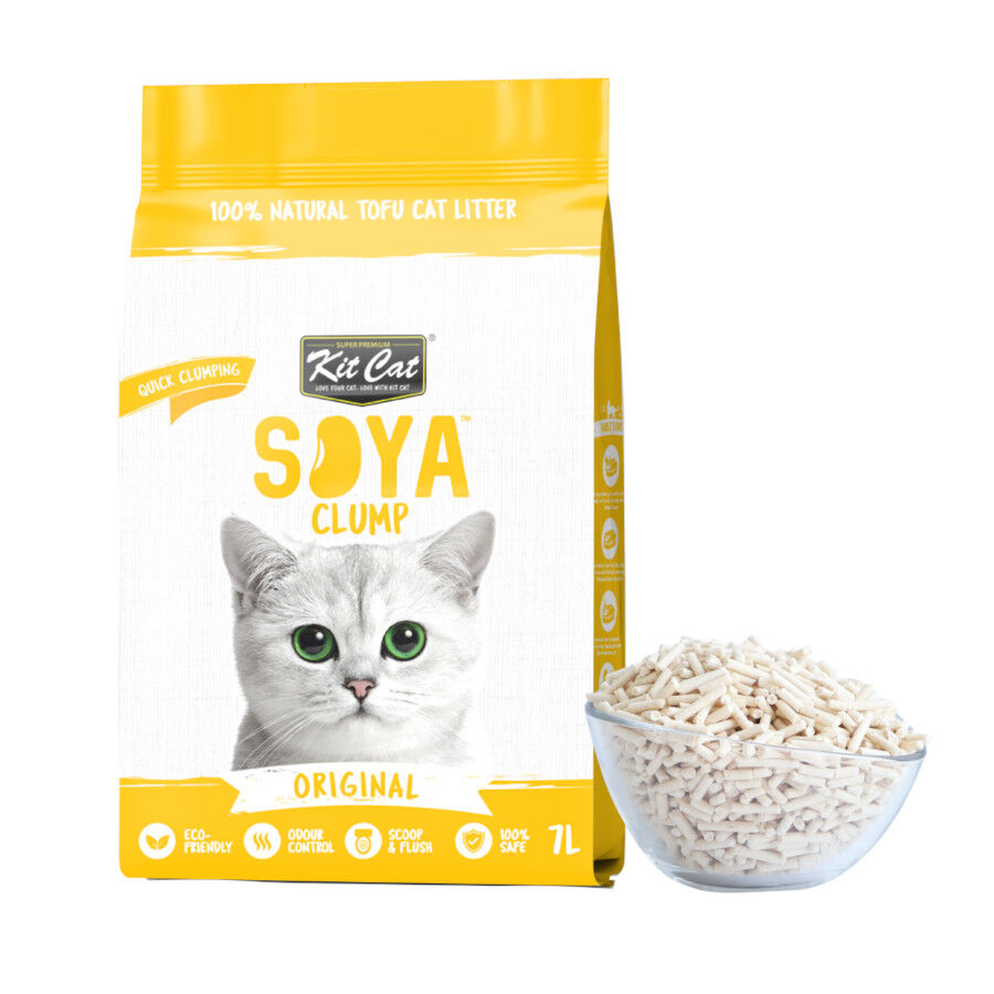 Kit Cat Soyaclump Original Arena de Soja para gatos