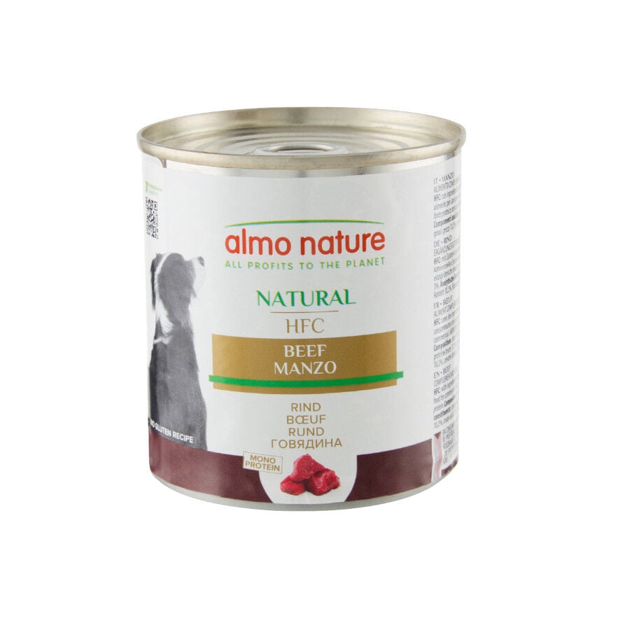 280 g Almo Nature HFC buey lata para perros, , large indicador imagen numero 1