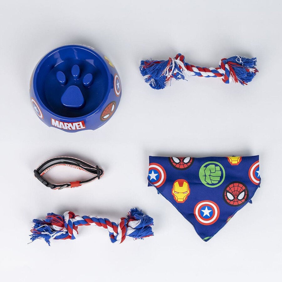 Marvel Capit&aacute;n Am&eacute;rica Set de Bienvenida para perros, , large indicador imagen numero 2